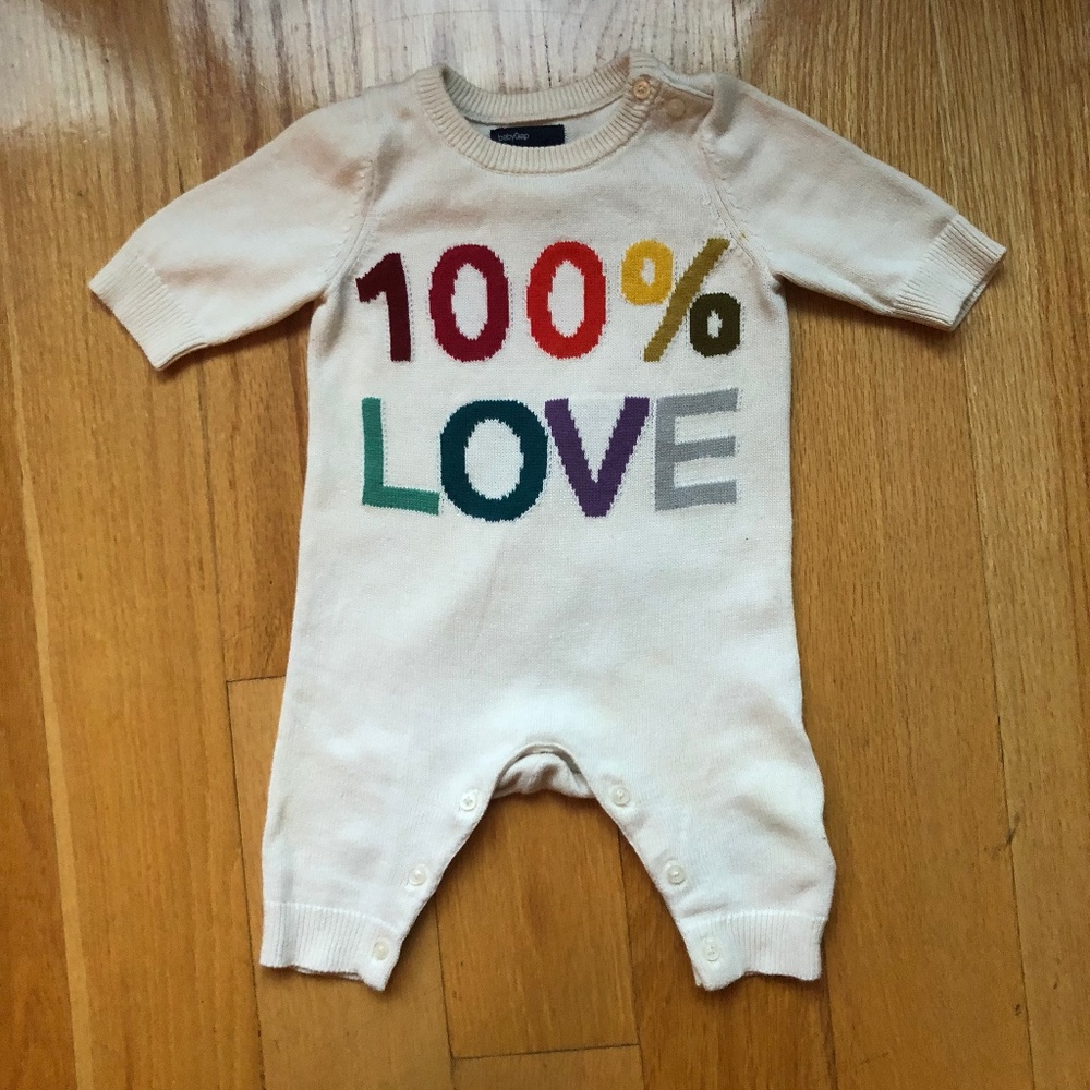 babyGap 100% LOVE Romper